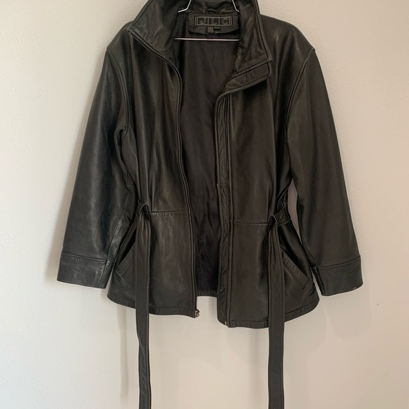 Women’s JLC Vintage Classic Black All Leather Jacket Size S‎ - Picture 8 of 16